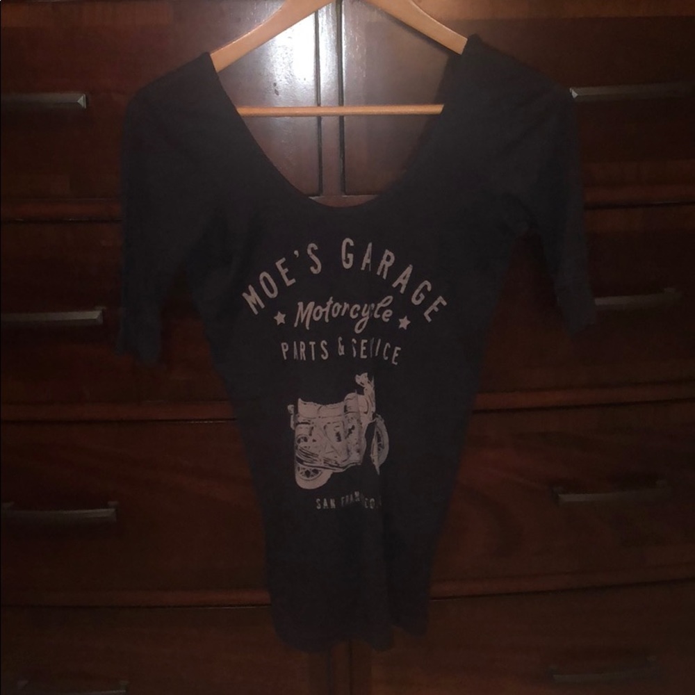 Long Sleeve Motorcycle T-shirt.